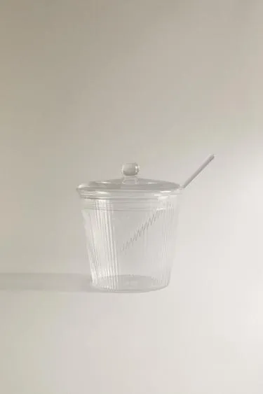 Стеклянная сахарница из боросиликатного стекла- Заказать в России