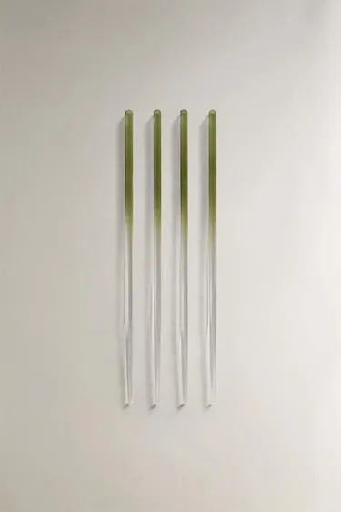 Набор стеклянных палочек с эффектом градиента