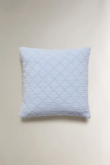 Детский чехол на подушку с ромбовидной стежкой