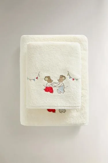 Детское полотенце с мышкой