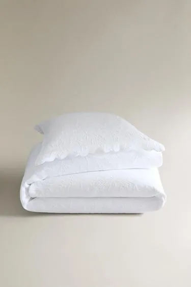 Хлопковый покрывало с жаккардовым узором- Заказать в России