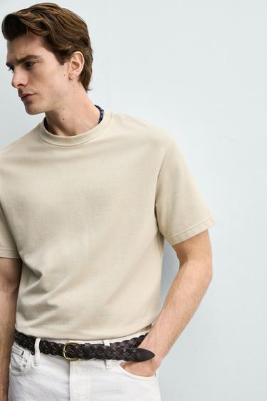 Zara Плетеный кожаный ремень