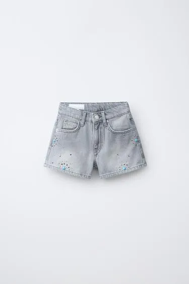 Шорты с заклепками- Заказать в России