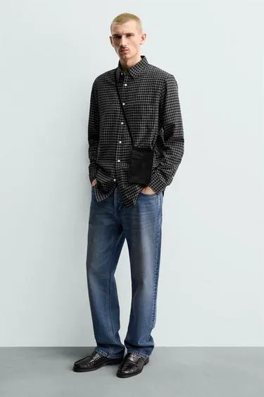 Кожаная сумка через плечо