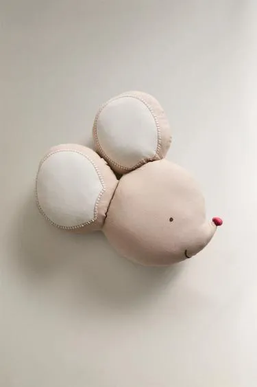 Детская подушка в форме мышки