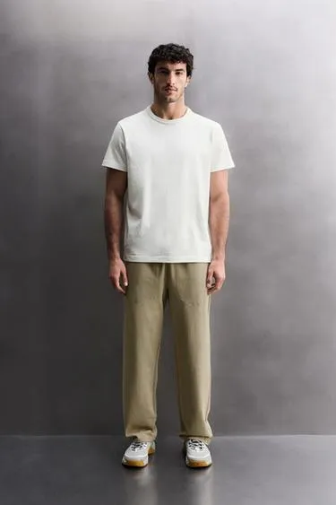 Футболка Relaxed Fit из плотного хлопка