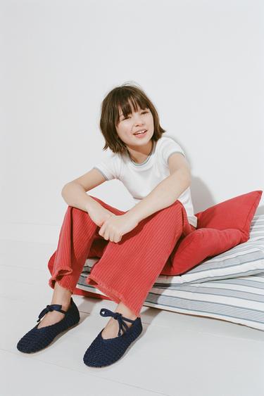 Балетки крючком с завязками- Заказать в России