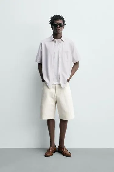 Рубашка Regular Fit в полоску