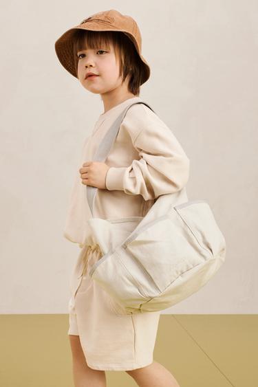 Zara Хлопковая сумка с множеством карманов