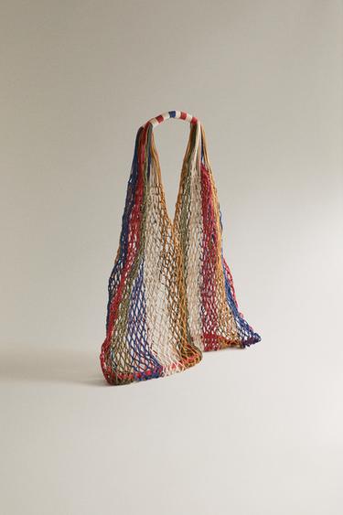 Zara Сетчатая сумка-тоут