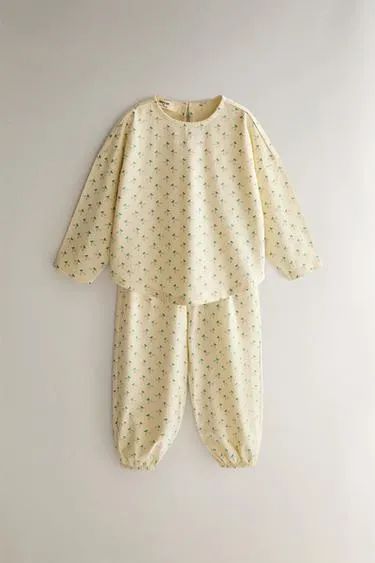 Детские пижамы с цветочным рисунком- Заказать в России