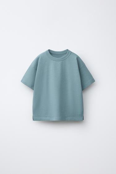 Zara Однотонная футболка