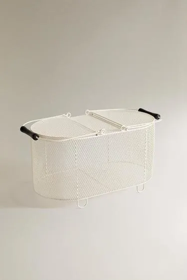 Корзина для сада из металлической сетки