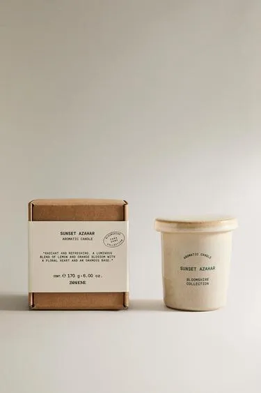 Ароматическая свеча (170 г) с ароматом апельсинового цвета заката