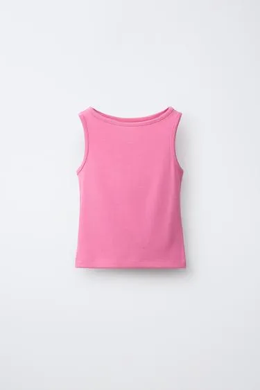 Однотонный топ из модала