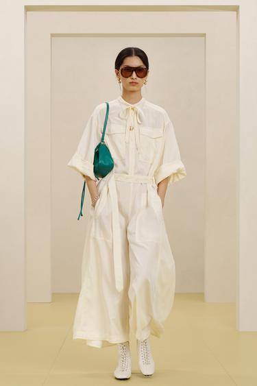 Zara Кожаные ботильоны средней высоты