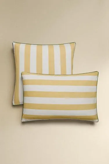 Пододеяльник из выцветшего хлопка в полоску- Заказать в России