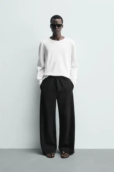 Джоггеры Relaxed Fit с декоративными швами- Заказать в России