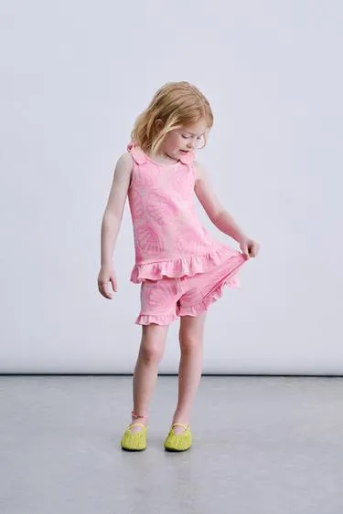 Шорты-бермуды с флуоресцентным принтом «ракушки»- Заказать в России