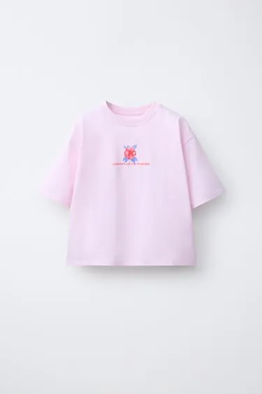 Футболка с цветочным принтом- Заказать в России