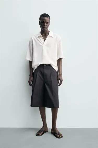 Рубашка поло с вышивкой фруктов