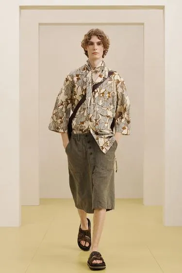 Кожаные босоножки- Заказать в России