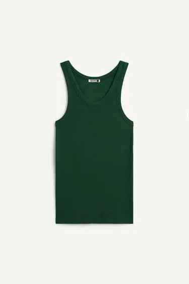 Топ из хлопковой пряжи