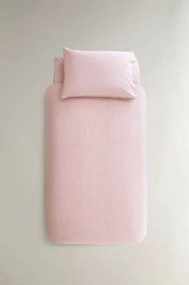 Детское одеяло из хлопка в клетку- Заказать в России