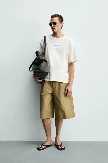 Футболка с вышивкой и текстовым принтом- Заказать в России