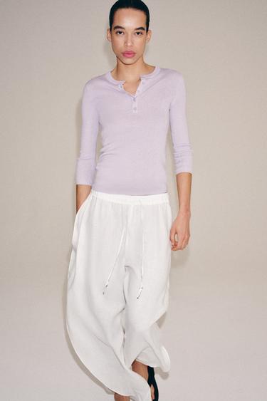 Zara Свитер с пуговицами