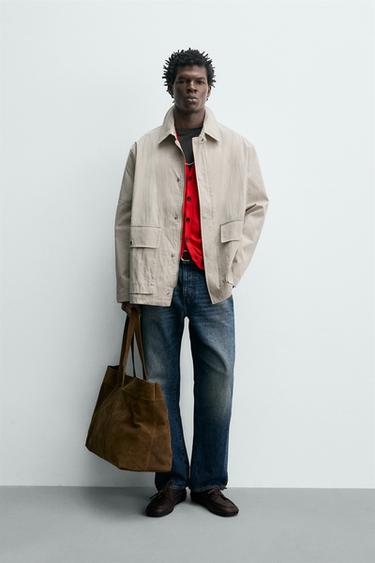 Куртка классического кроя с карманами- Заказать в России