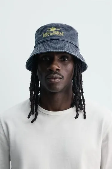 Панама с вышивкой и эффектом потертости- Заказать в России