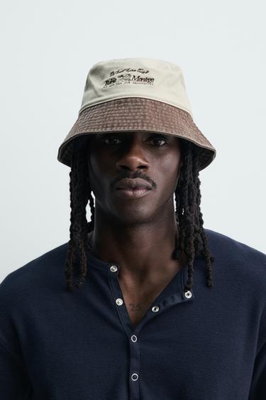 Панама с вышивкой и эффектом потертости- Заказать в России