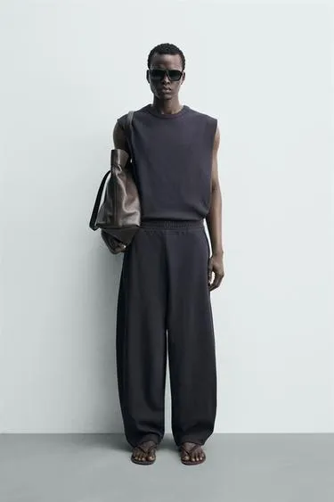 Джоггеры Balloon Fit из рубчатой ткани- Заказать в России