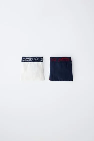 6-14 лет/ набор из двух трусов-боксеров Psg ®- Заказать в России