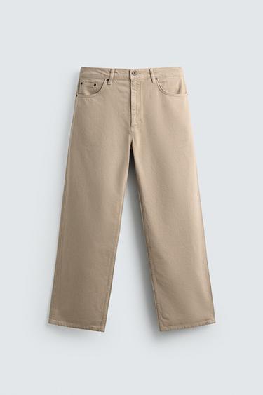 Zara Джинсы из хлопка и конопли