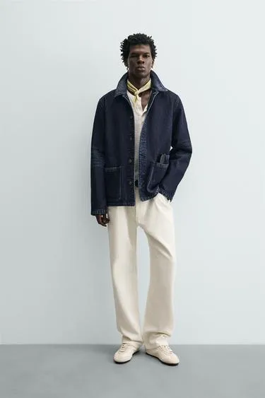 Джинсы Straight Fit из хлопка и конопли