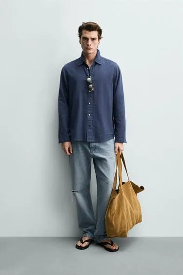 Рубашка Jacquard в клетку