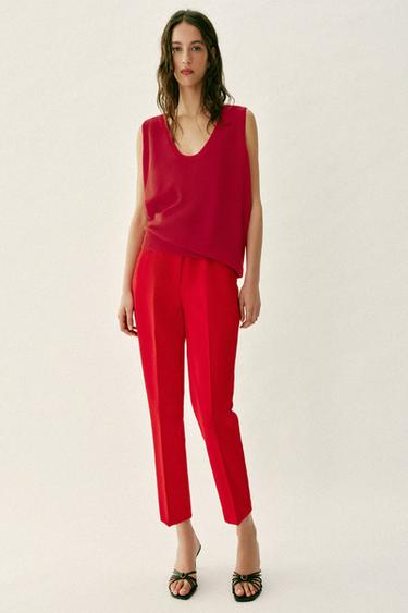 Zara Брюки с высокой посадкой