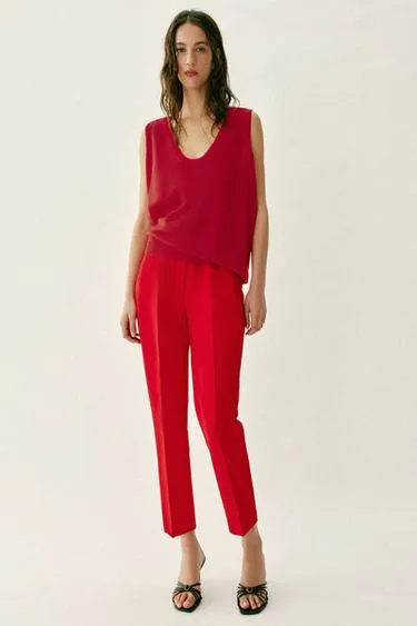 Брюки с высокой посадкой- Заказать в России