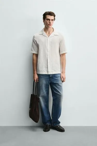 Жаккардовая рубашка в клетку- Заказать в России