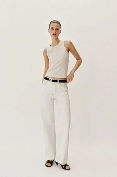 Топ в рубчик без рукавов- Заказать в России