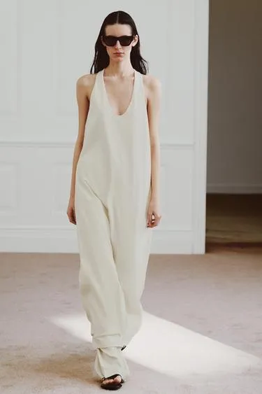 Длинное хлопковое платье