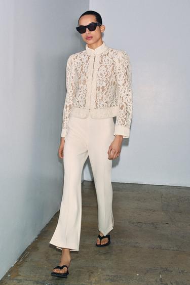 Zara Кружевной блейзер ZW COLLECTION