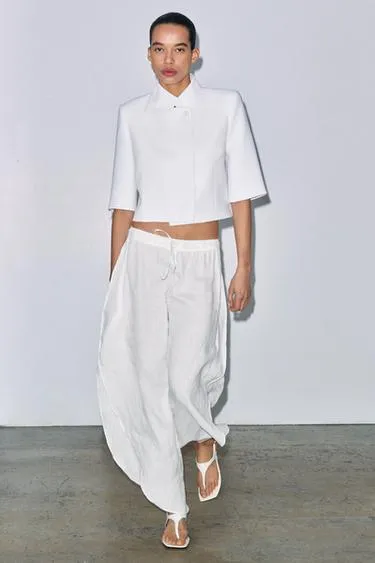 Укороченный блейзер с короткими рукавами — Zw Collection- Заказать в России