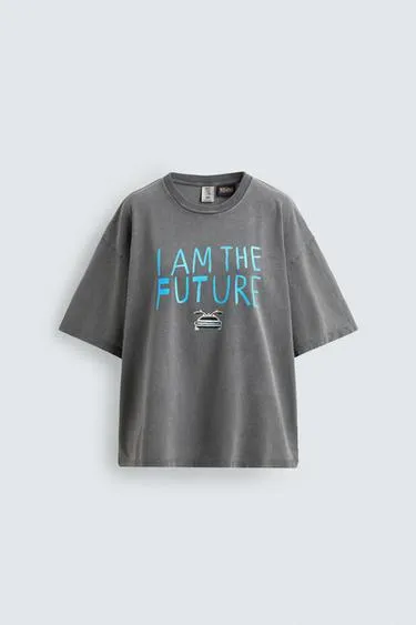 Футболка с иллюстрацией Back To The Future© Ucs Llc And Amblin X Dylan´S T-Shirt Club X Zara- Заказать в России