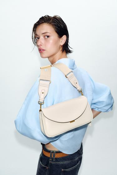 Zara Прямоугольная сумка через плечо