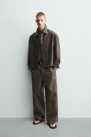 Zara Кожаная куртка 