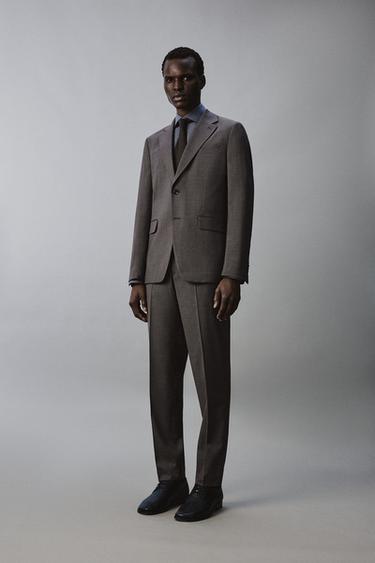 Zara Костюмный блейзер из рельефной ткани