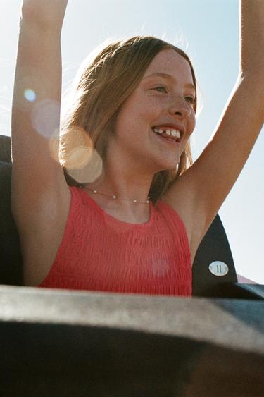 Топ с резинками и завязками